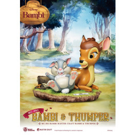 Disney Master Craft socha Bambi & Thumper 26 cm